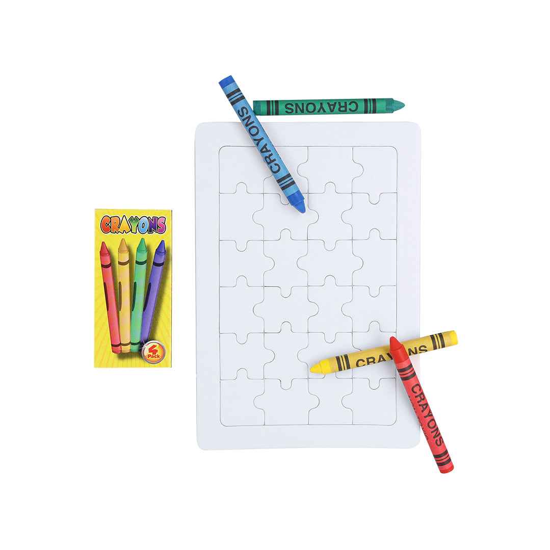 Zeta Puzzle - Fun 24-Piece Kids Puzzle with Crayons | Fou Tees Ireland