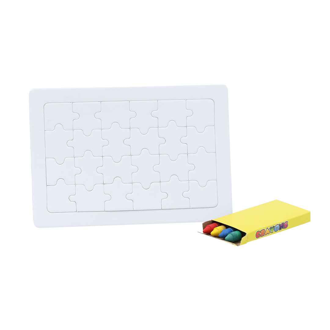 Zeta Puzzle - Fun 24-Piece Kids Puzzle with Crayons | Fou Tees Ireland