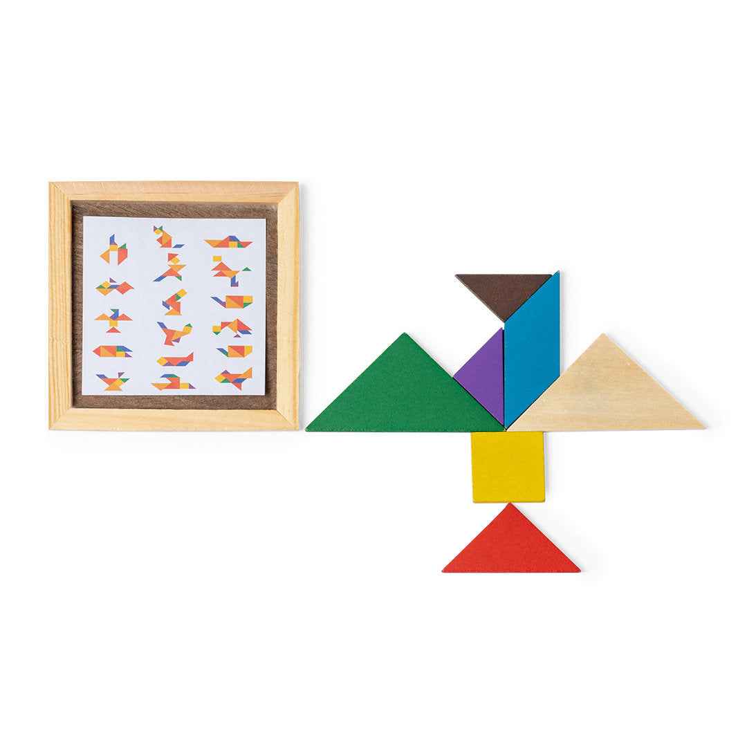 Tangram Wooden Puzzle – Engaging Educational Gift from Fou Tees Ireland