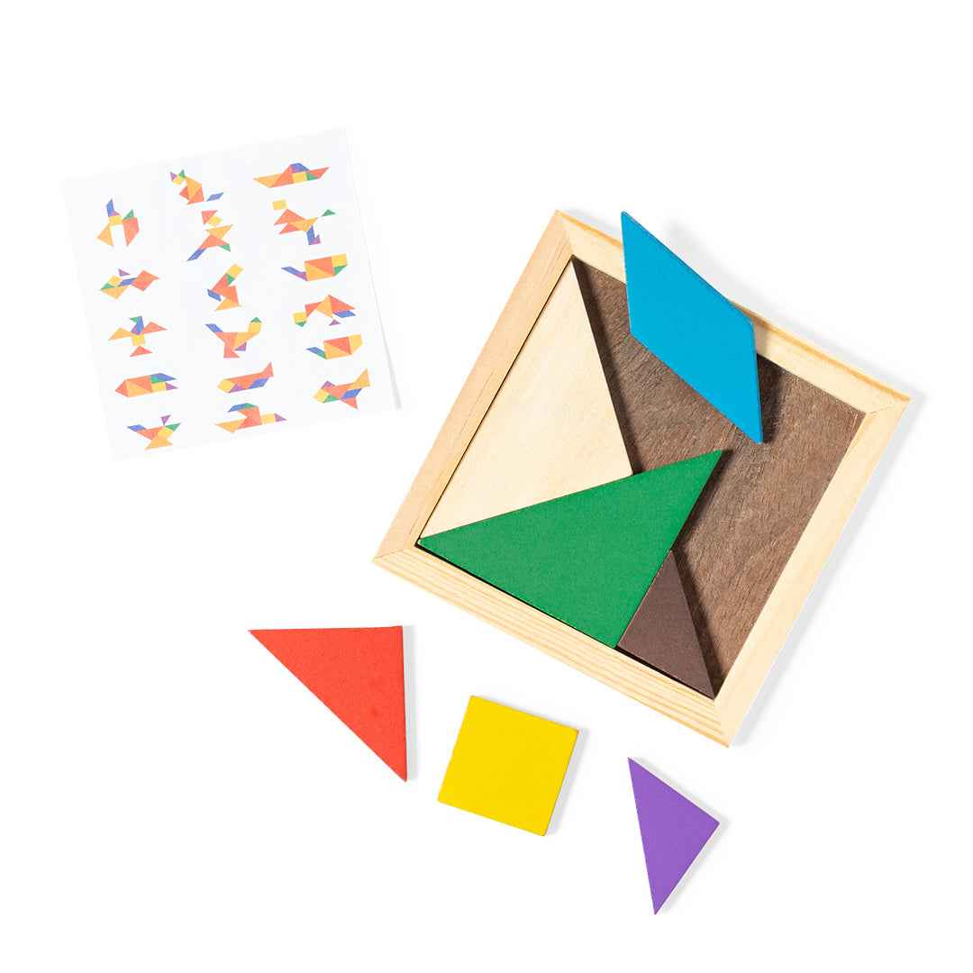 Tangram Wooden Puzzle – Engaging Educational Gift from Fou Tees Ireland