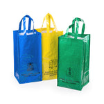 Lopack Recycling Bags - Durable Set of 3 for Organised Waste Disposal