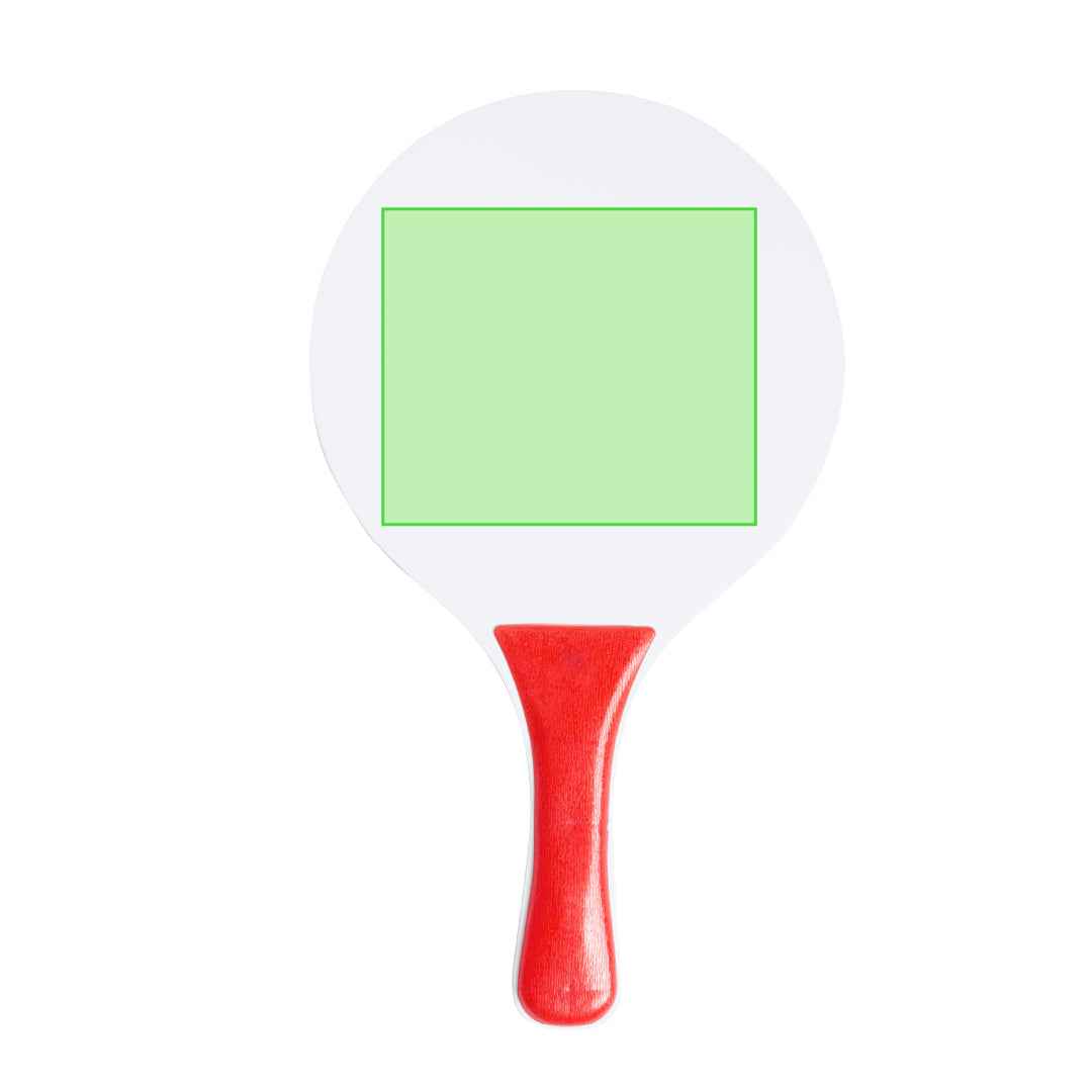 Cupsol Beach Rackets - Natural Wood Pair with Mesh Bag