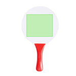 Cupsol Beach Rackets - Natural Wood Pair with Mesh Bag