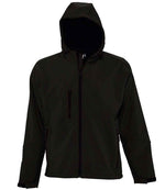 SOL'S Replay Hooded Soft Shell Jacket for Bulk Orders in Ireland Black 3XL
