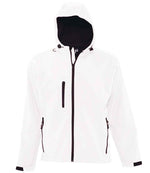 SOL'S Replay Hooded Soft Shell Jacket for Bulk Orders in Ireland White 3XL