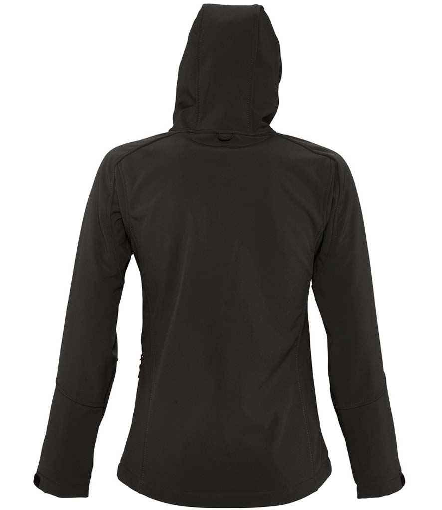 SOL'S Ladies Replay Hooded Soft Shell Jacket - Durable and Stylish Outerwear