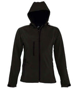 SOL'S Ladies Replay Hooded Soft Shell Jacket - Durable and Stylish Outerwear