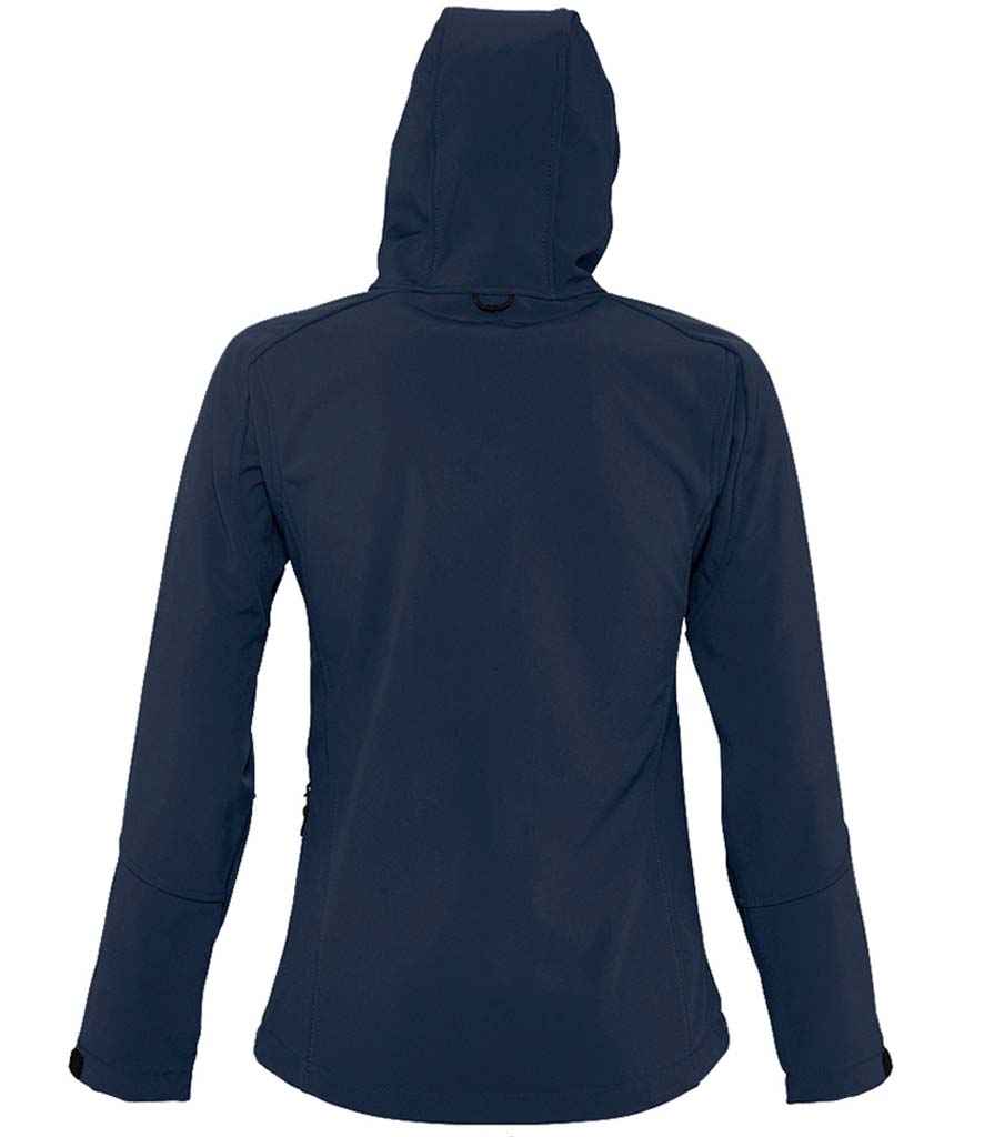 SOL'S Ladies Replay Hooded Soft Shell Jacket - Durable and Stylish Outerwear