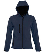 SOL'S Ladies Replay Hooded Soft Shell Jacket - Durable and Stylish Outerwear French Navy XXL