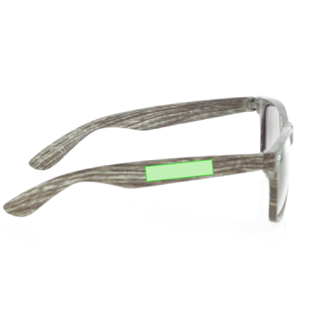 Haris Sunglasses – Classic UV400 Protection with Natural Wood Design