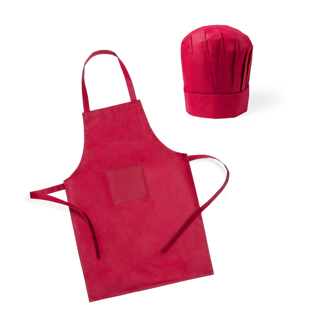 Legox Children’s Apron Set – Brightly Coloured Non-Woven Apron and Hat