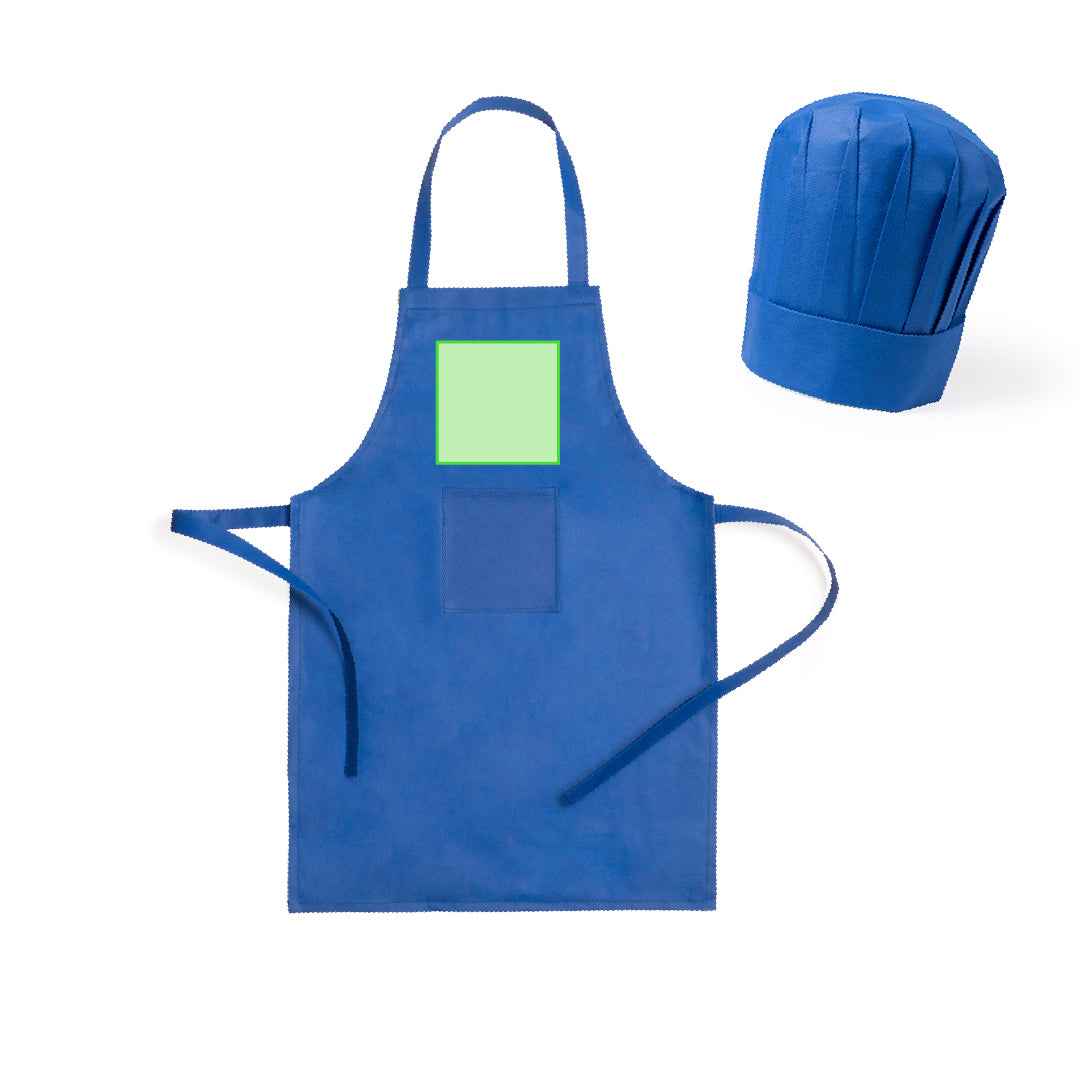 Legox Children’s Apron Set – Brightly Coloured Non-Woven Apron and Hat