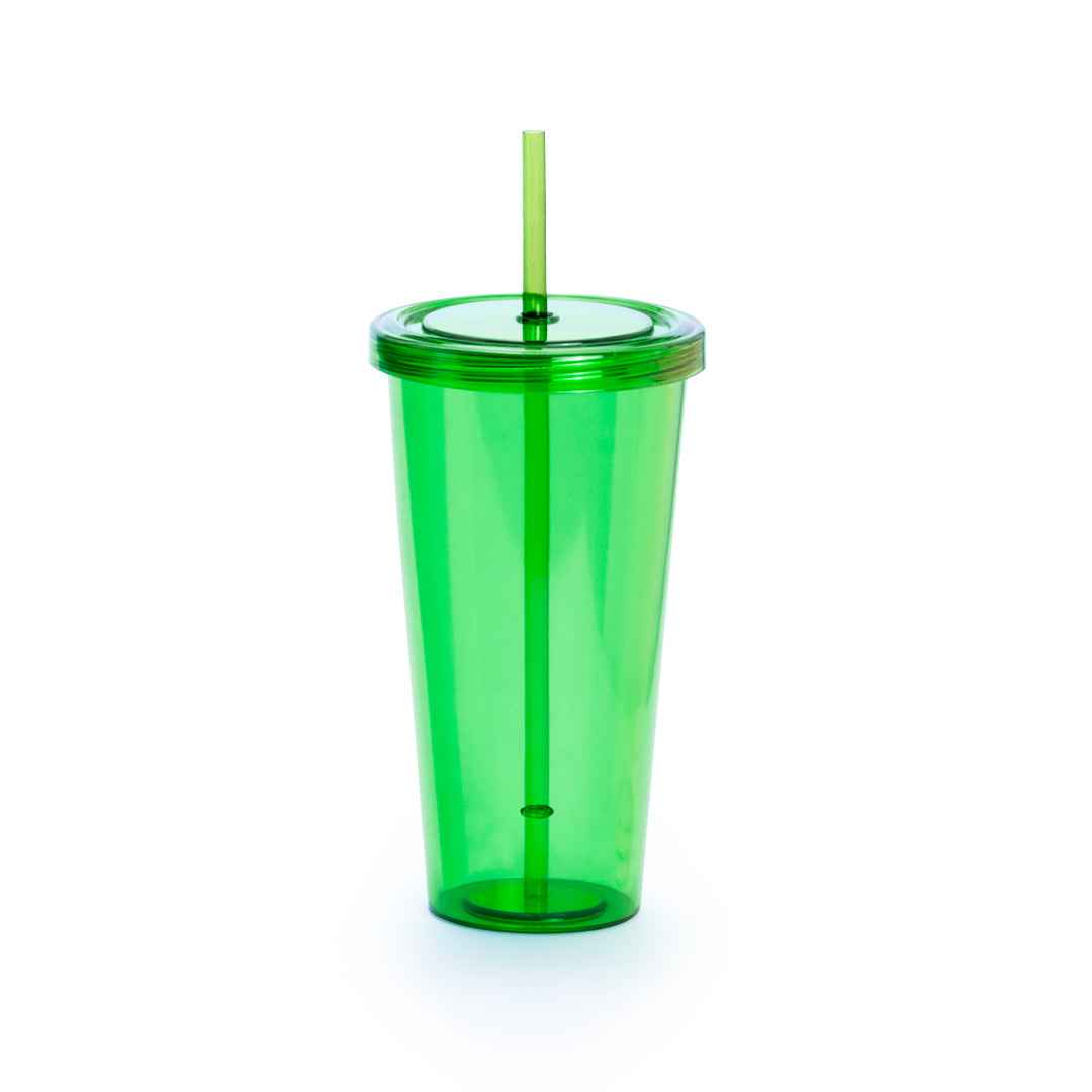 Trinox Promotional Cup - Customisable 750ml PS Cup with Straw