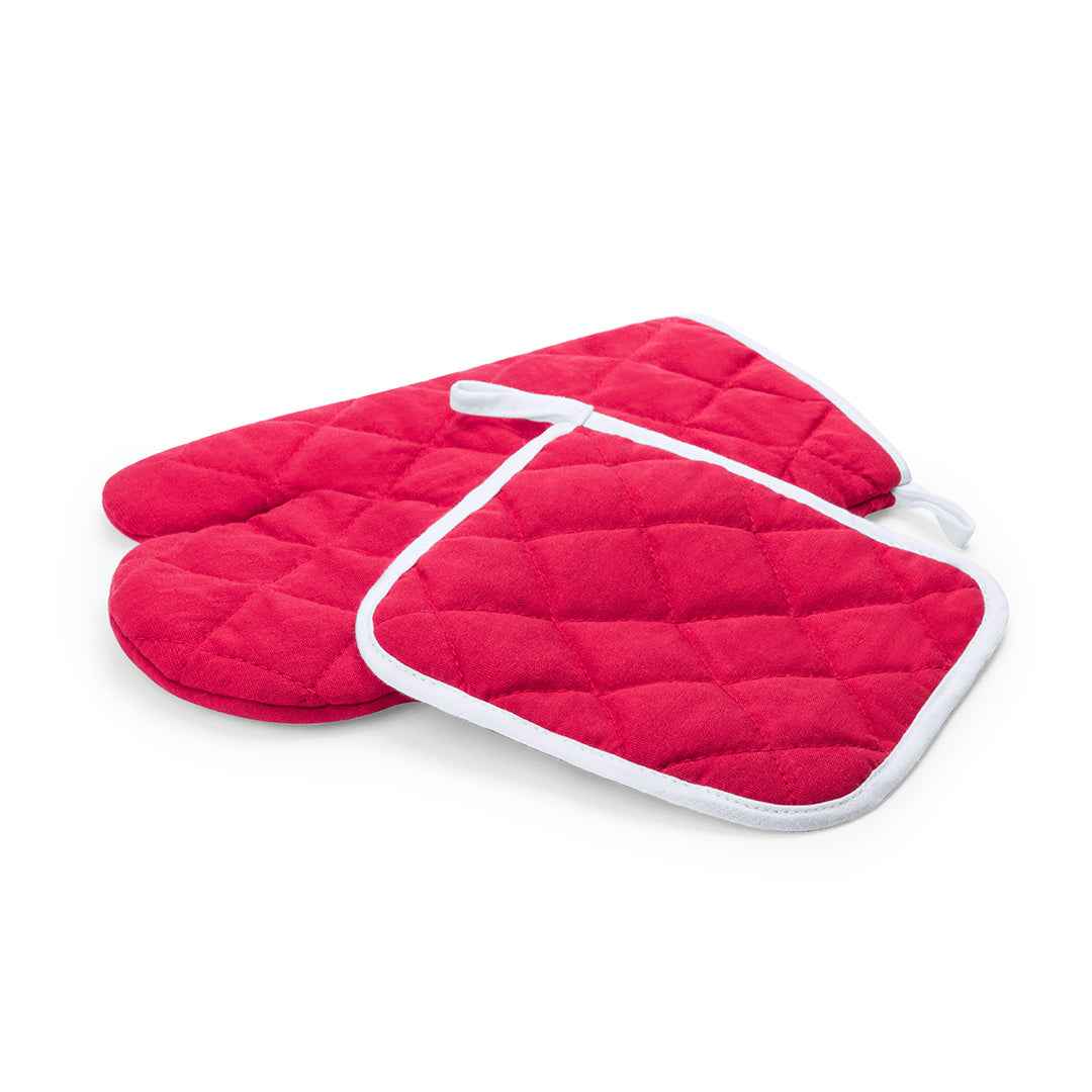 Leston Kitchen Set - Durable Cotton-Polyester Oven Mitt and Handle for Bulk Orders