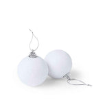 Yenkit Christmas Hanging Balls – Set of 6 Metallic Decorations