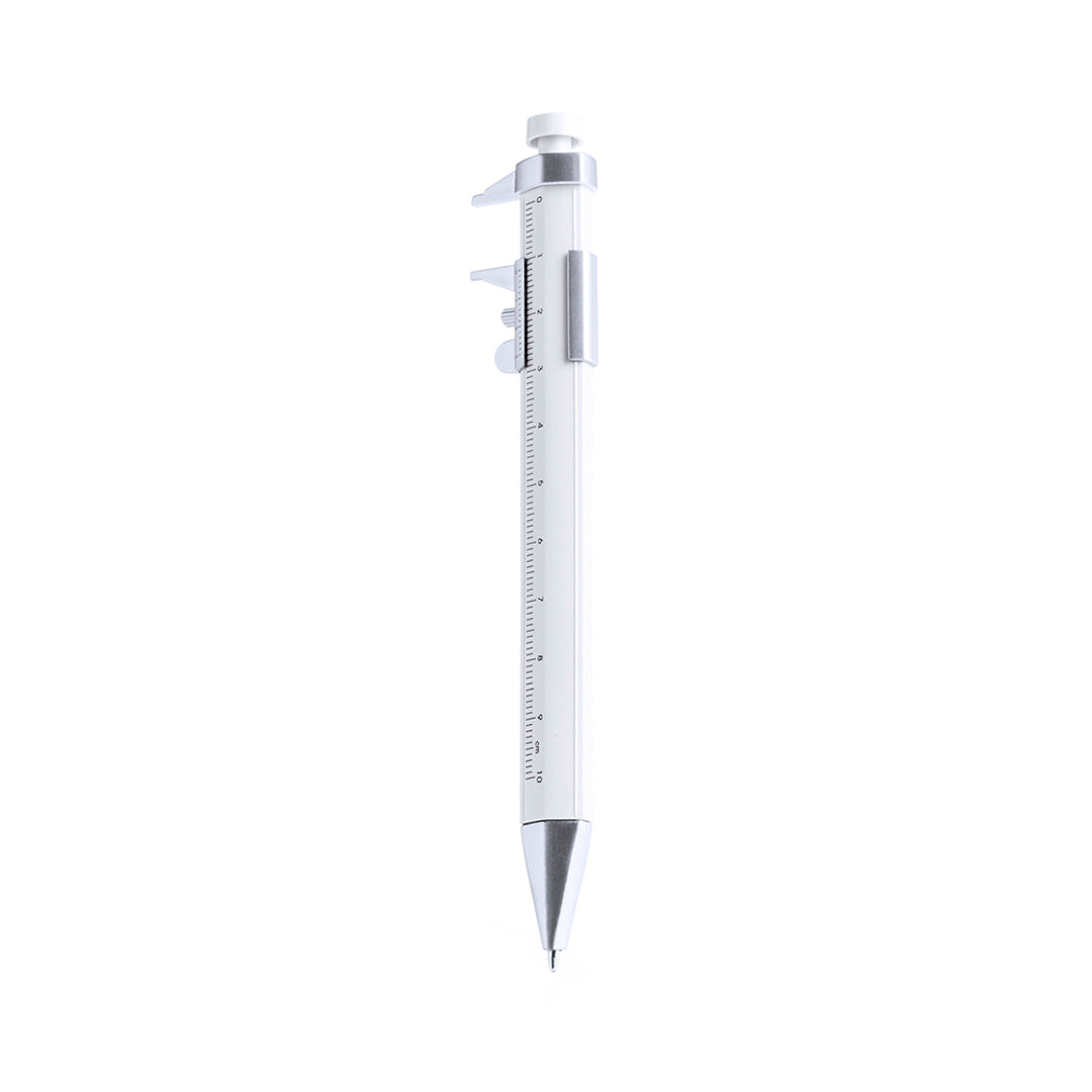 Contal Micrometer Ball Pen - Practical Writing Tool with Built-In Ruler