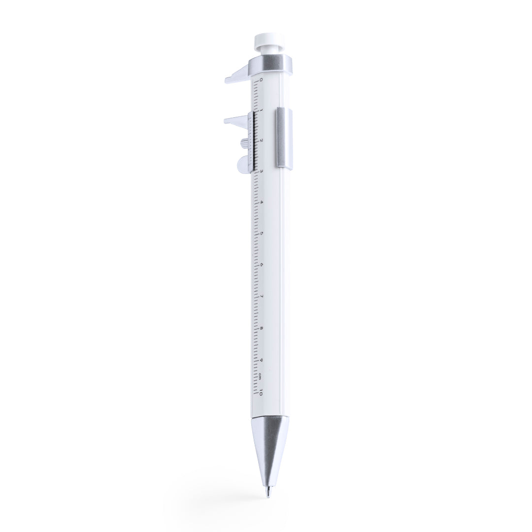 Contal Micrometer Ball Pen - Practical Writing Tool with Built-In Ruler