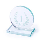 Owen Glass Trophy Plate – Elegant Custom Awards from Fou Tees Ireland