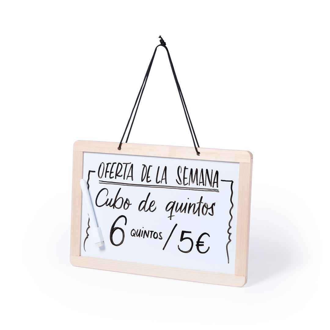 Marnik Double-Sided Hanging Board – Chalk and Marker Combo