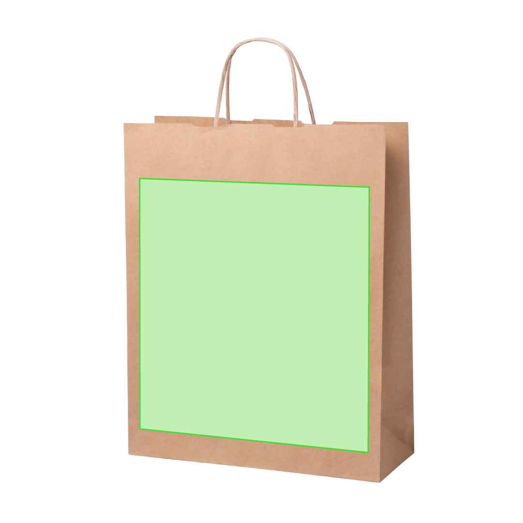 Nauska Paper Bag - Durable Natural Finish Bags for Bulk Orders in Ireland