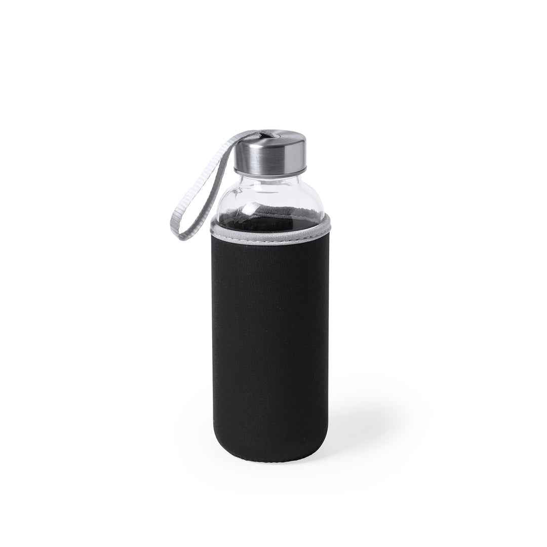 Dokath Glass Bottle – Stylish and Practical 420ml Bottle with Neoprene Sleeve