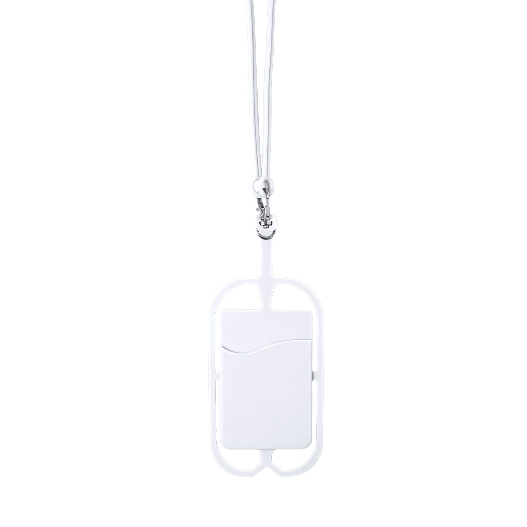 Veltux Silicone Lanyard with Smartphone Holder and Card Pocket