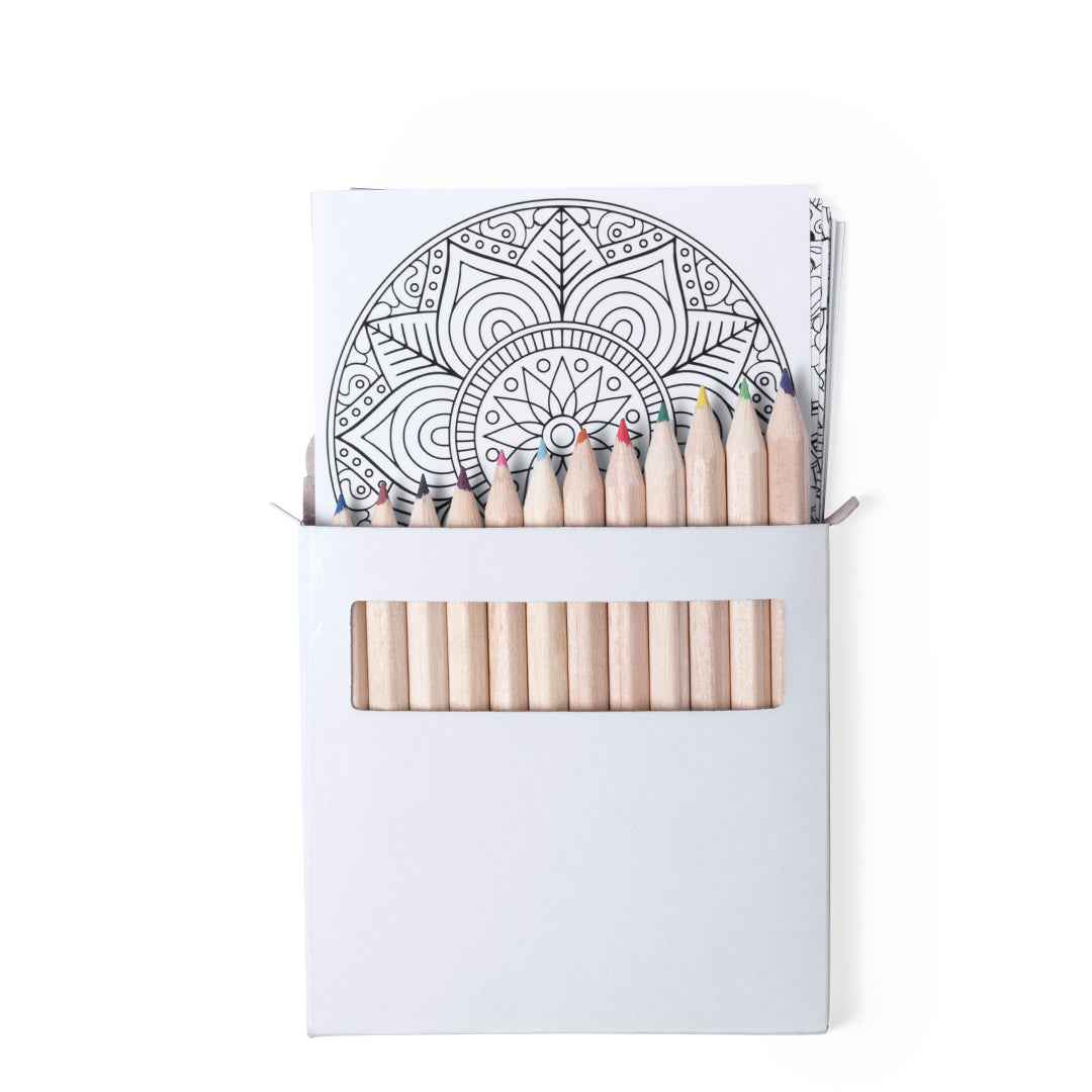 Boltex Colouring Set – Relaxing Mandala Pencils and Sheets