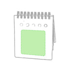 Diser Sticky Ring Notepad with Recycled Cardboard Pen - Fou Tees Ireland