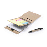 Diser Sticky Ring Notepad with Recycled Cardboard Pen - Fou Tees Ireland
