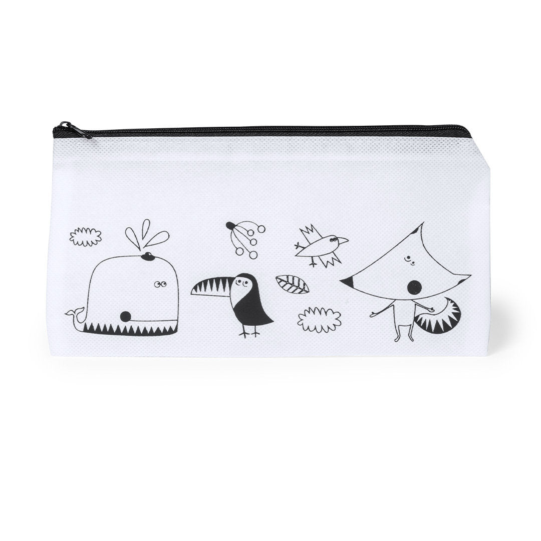 Skinga Crayon Case - Customisable Non-Woven Case with Crayons
