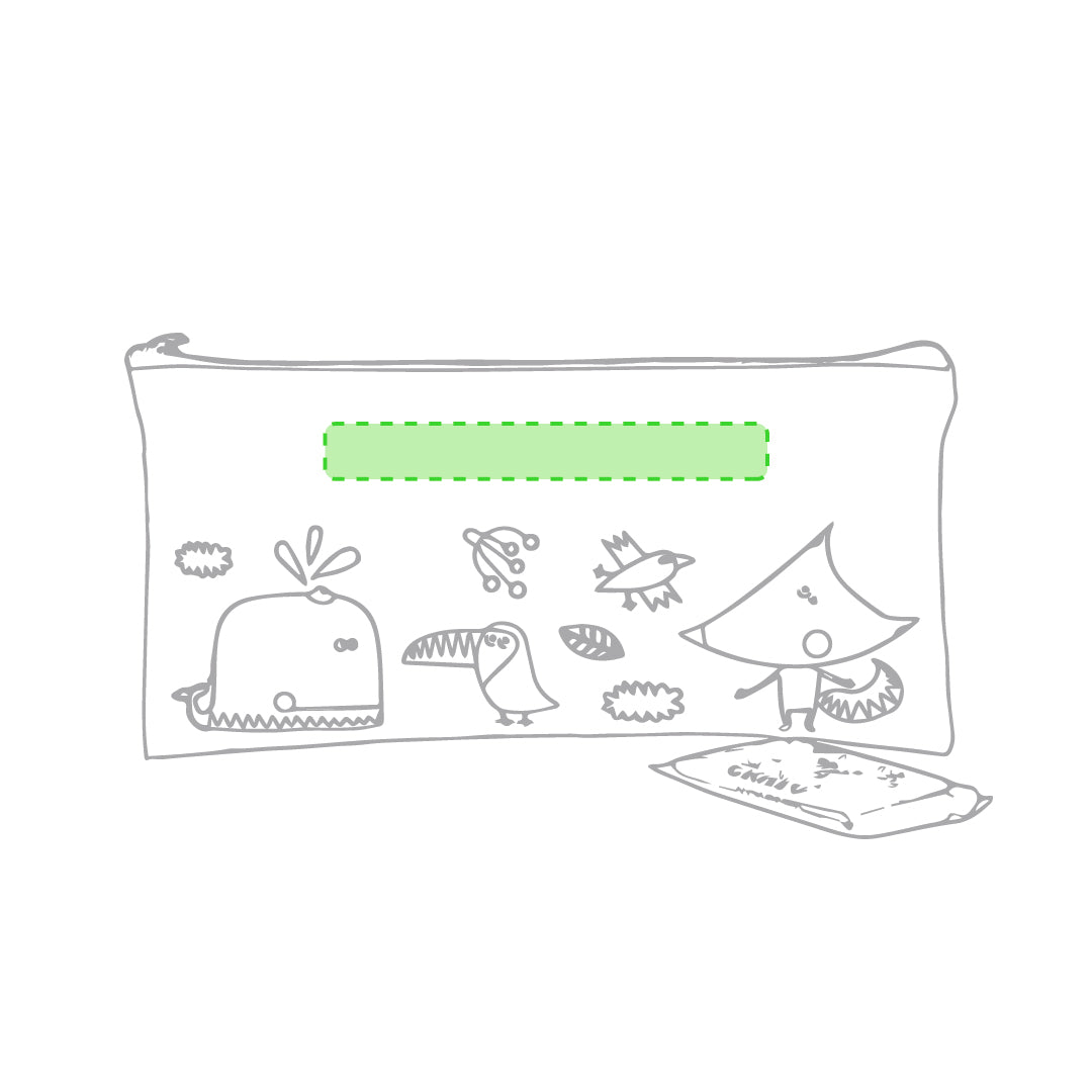 Skinga Crayon Case - Customisable Non-Woven Case with Crayons