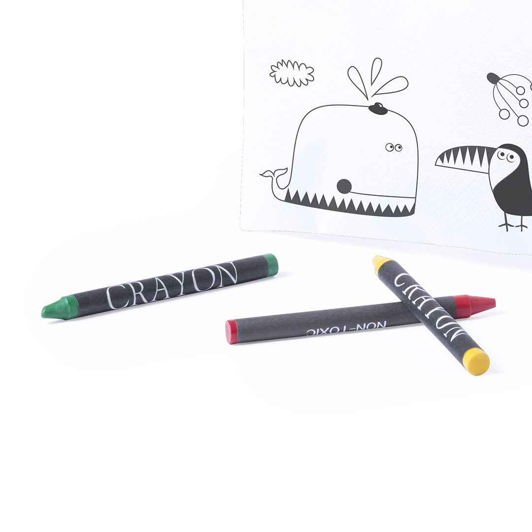 Skinga Crayon Case - Customisable Non-Woven Case with Crayons