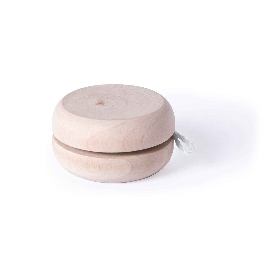 Cretium Yo-Yo - Polished Pine Wood with Cotton Thread | Fou Tees Ireland