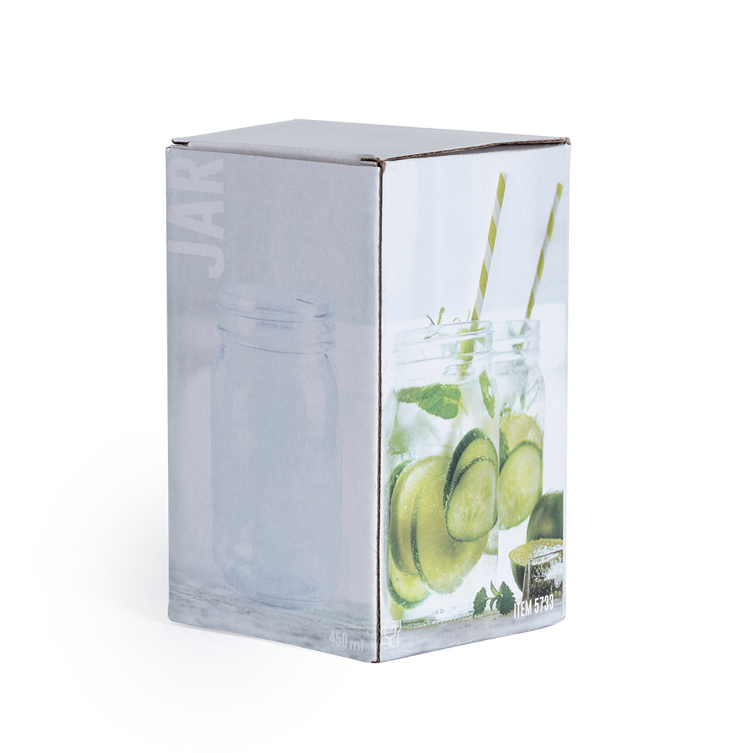 Drunax Glass Jar – 450ml Multi-Purpose Glass Jar for Irish Businesses