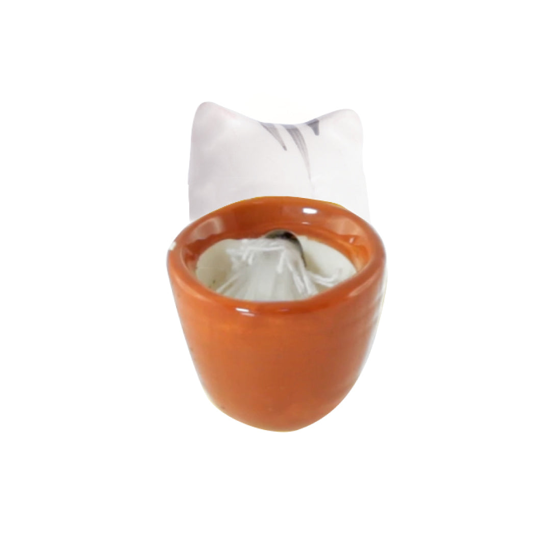 Chupon Ceramic Pot – Decorative Sucking Pot with Blooming Petunia Flowers