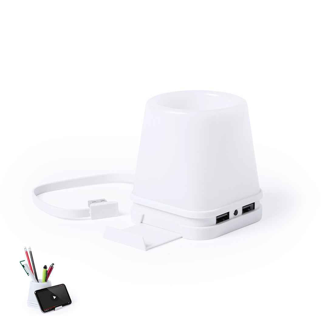 Belind USB Pen Holder with Integrated Ports – Ideal for Irish Businesses