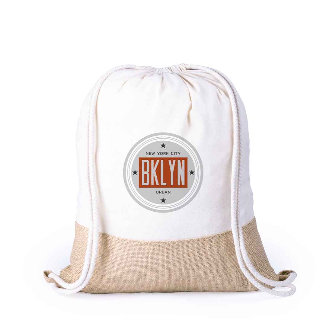 Badix Drawstring Backpack – Durable Sustainable Carry Bag