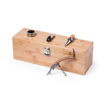 Boriax Wine Set – Premium Bamboo and Stainless Steel Bar Accessories
