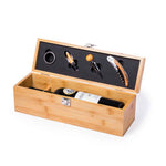 Boriax Wine Set – Premium Bamboo and Stainless Steel Bar Accessories