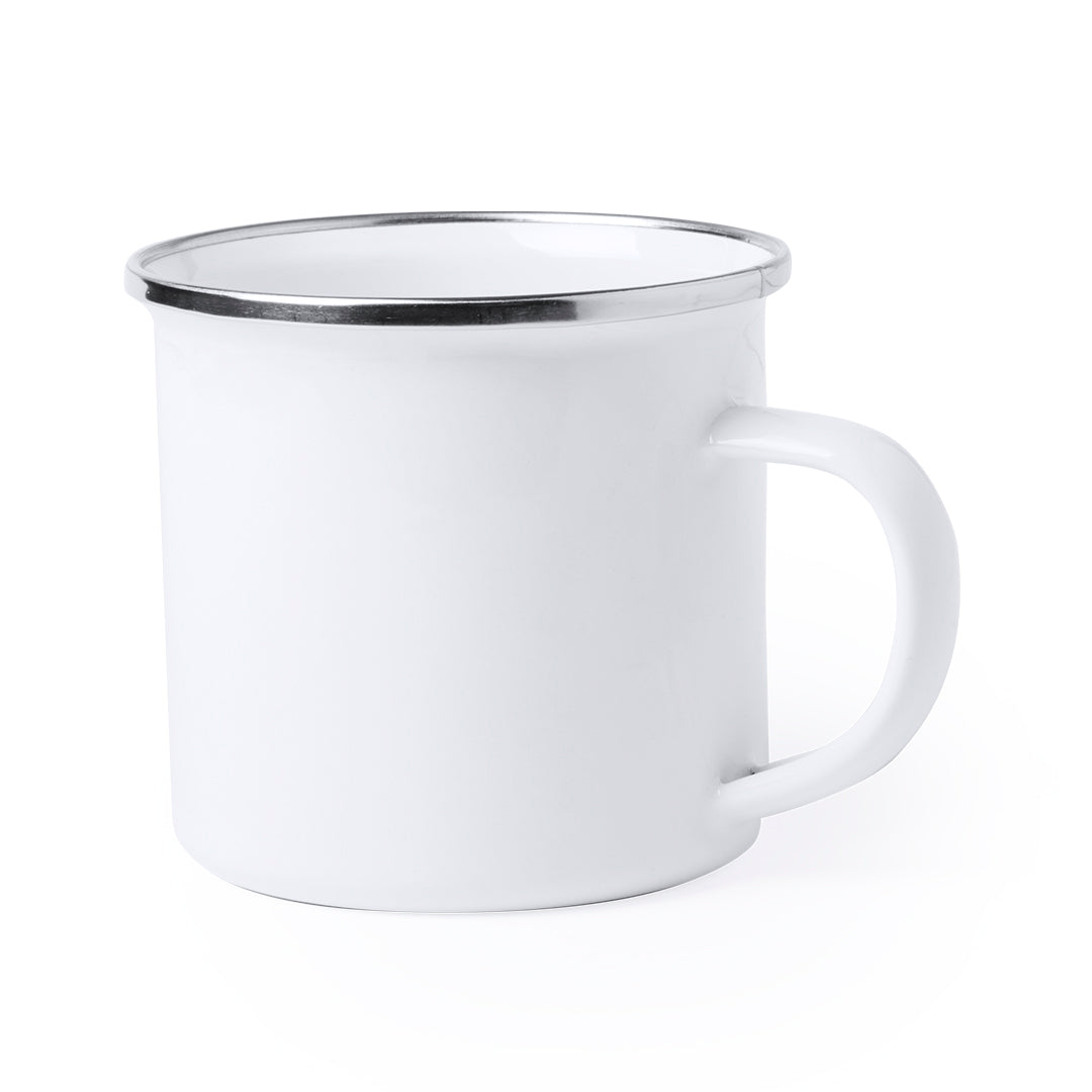 Neyms Sublimation Metal Mug – Retro Style Customisable Drinkware