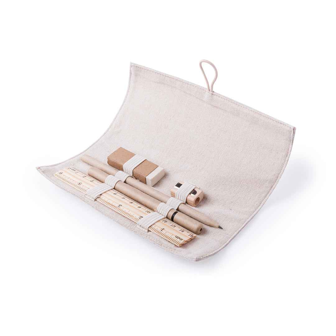 Sulpox Jute and Cotton Case – Durable and Eco-Friendly Writing Set