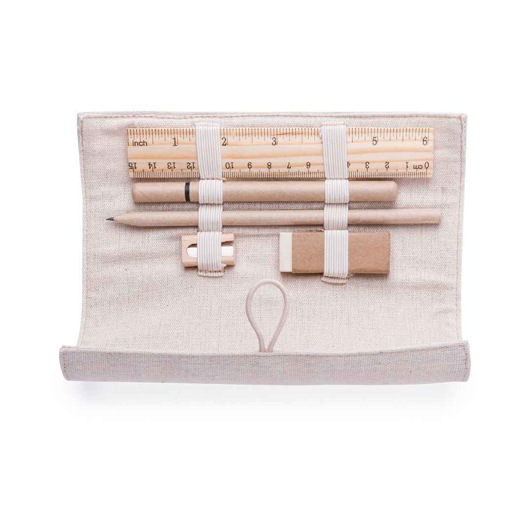 Sulpox Jute and Cotton Case – Durable and Eco-Friendly Writing Set