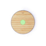 Nembar Wireless Charging Base in Bamboo Wood – Sustainable Tech Accessory