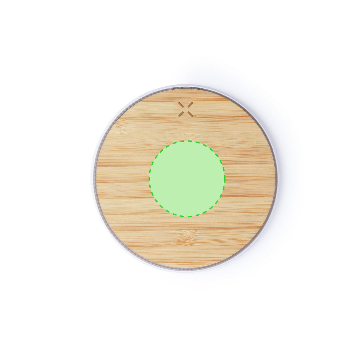 Nembar Wireless Charging Base in Bamboo Wood – Sustainable Tech Accessory