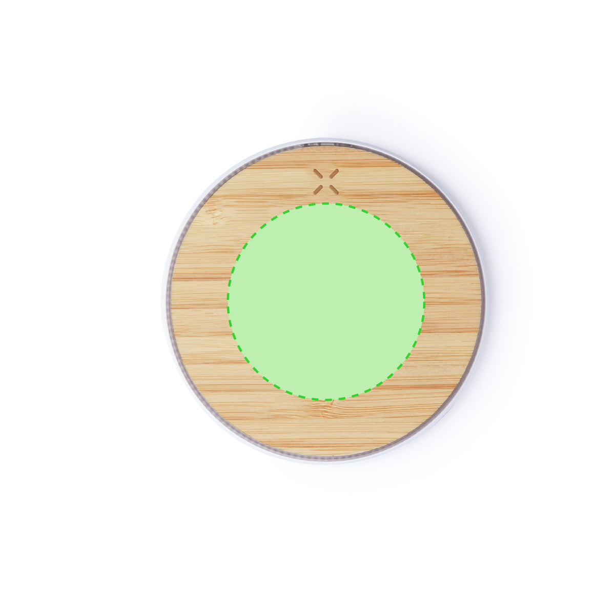 Nembar Wireless Charging Base in Bamboo Wood – Sustainable Tech Accessory