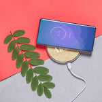 Nembar Wireless Charging Base in Bamboo Wood – Sustainable Tech Accessory