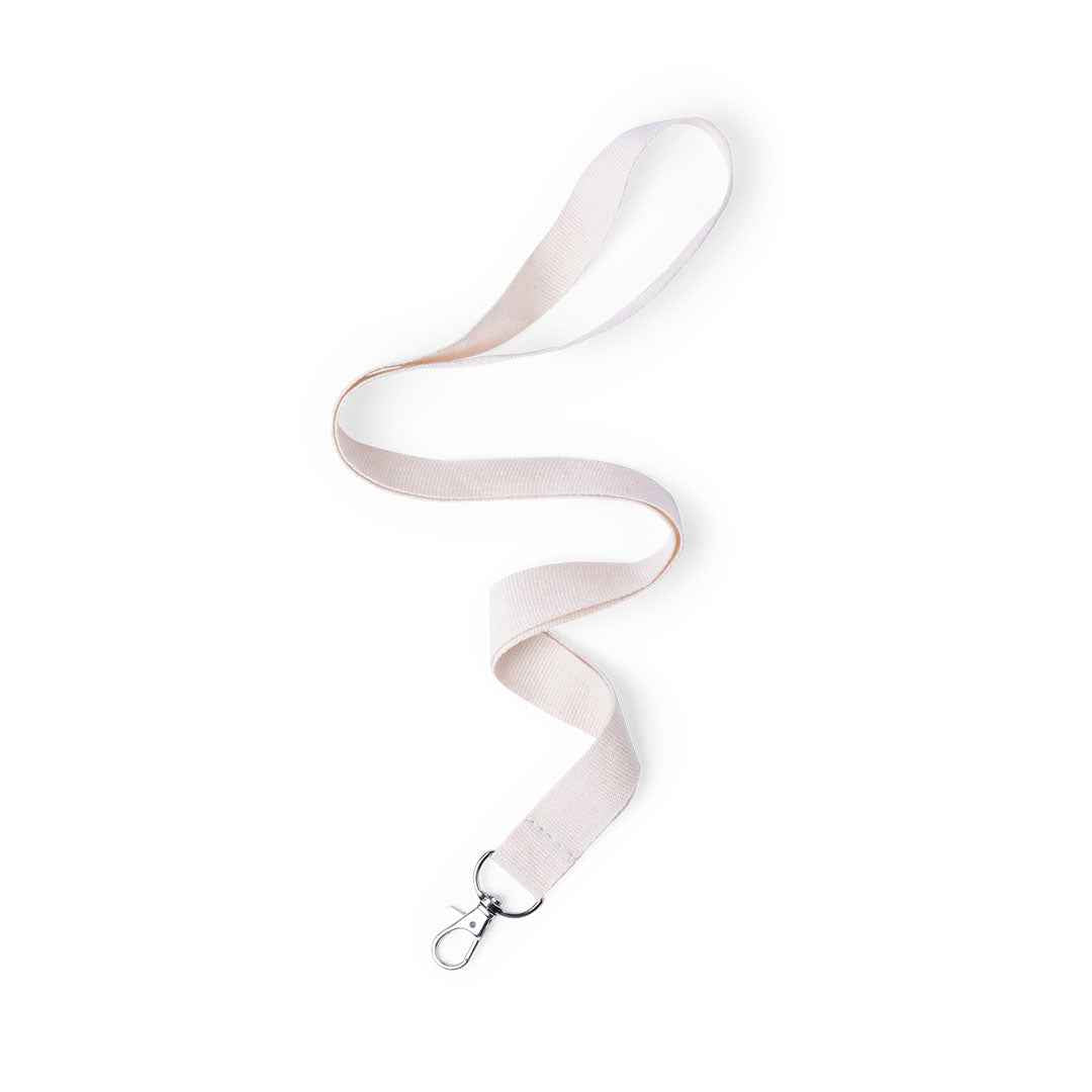 Mirok Cotton Lanyard – Natural Cotton Lanyard with Metal Carabiner