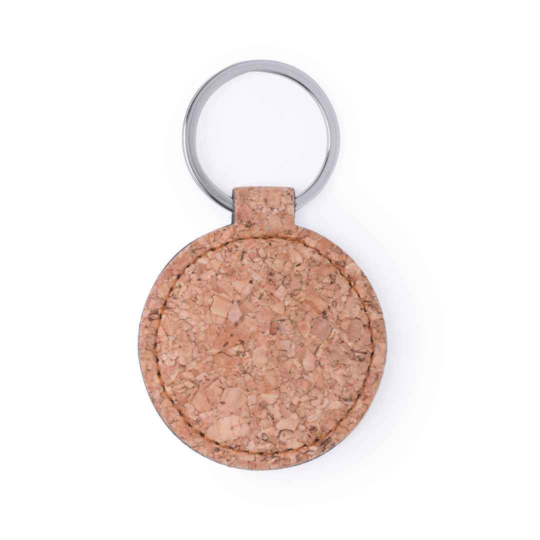 Kimbox Wooden Keychain - Natural Wood Promotional Gift