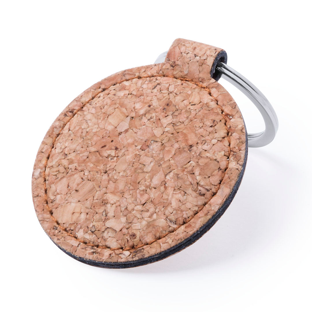 Kimbox Wooden Keychain - Natural Wood Promotional Gift