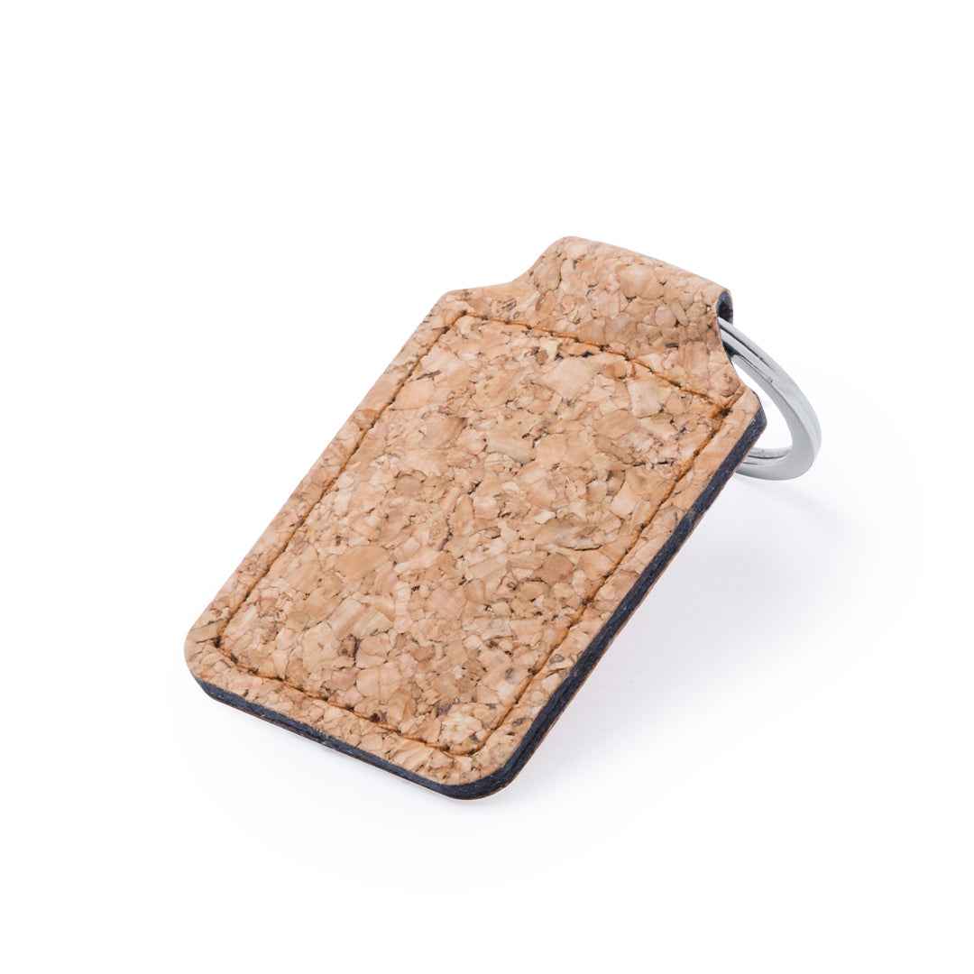 Kimbox Wooden Keychain - Natural Wood Promotional Gift